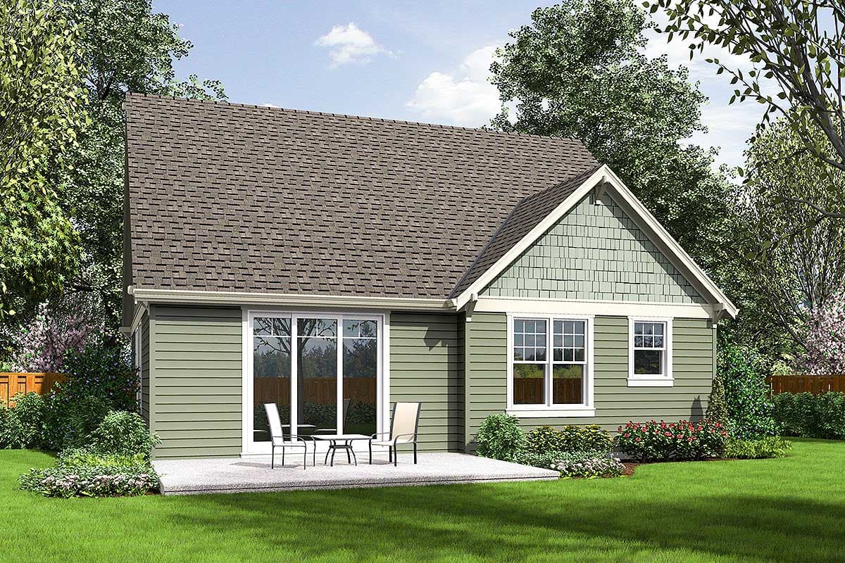 Plan 69526AM: Compact Northwest Home Plan - 1986 Sq FT - Image #7 - Cottage, Craftsman, Northwest, Shingle