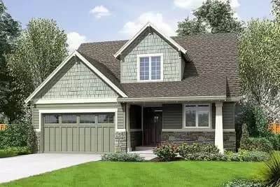 Compact Northwest Home Plan - 1986 Sq FT