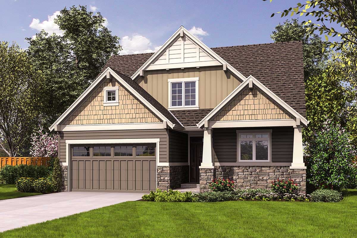 Plan 69527AM: Craftsman Cottage House Plan With Flexible Bedrooms - 1912 Sq Ft - Image #8 - Cottage, Craftsman, Northwest