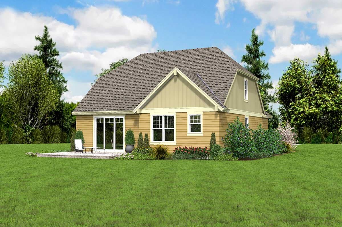Plan 69528AM: Craftsman Cottage With Exterior Options - 1966 Sq Ft - Image #6 - Cottage, Craftsman, Northwest