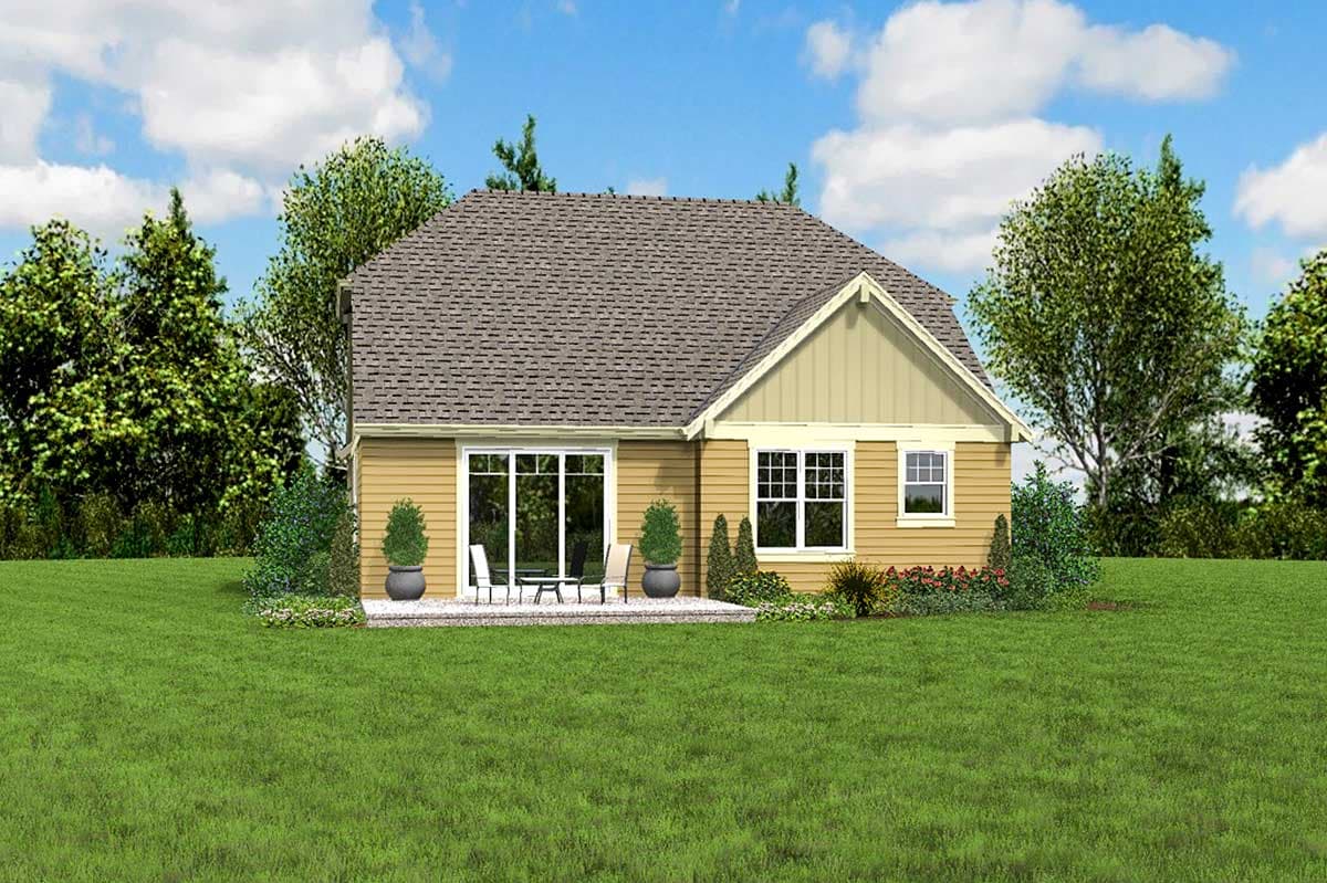 Plan 69528AM: Craftsman Cottage With Exterior Options - 1966 Sq Ft - Image #7 - Cottage, Craftsman, Northwest