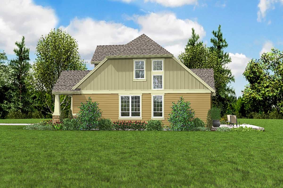Plan 69528AM: Craftsman Cottage With Exterior Options - 1966 Sq Ft - Image #9 - Cottage, Craftsman, Northwest