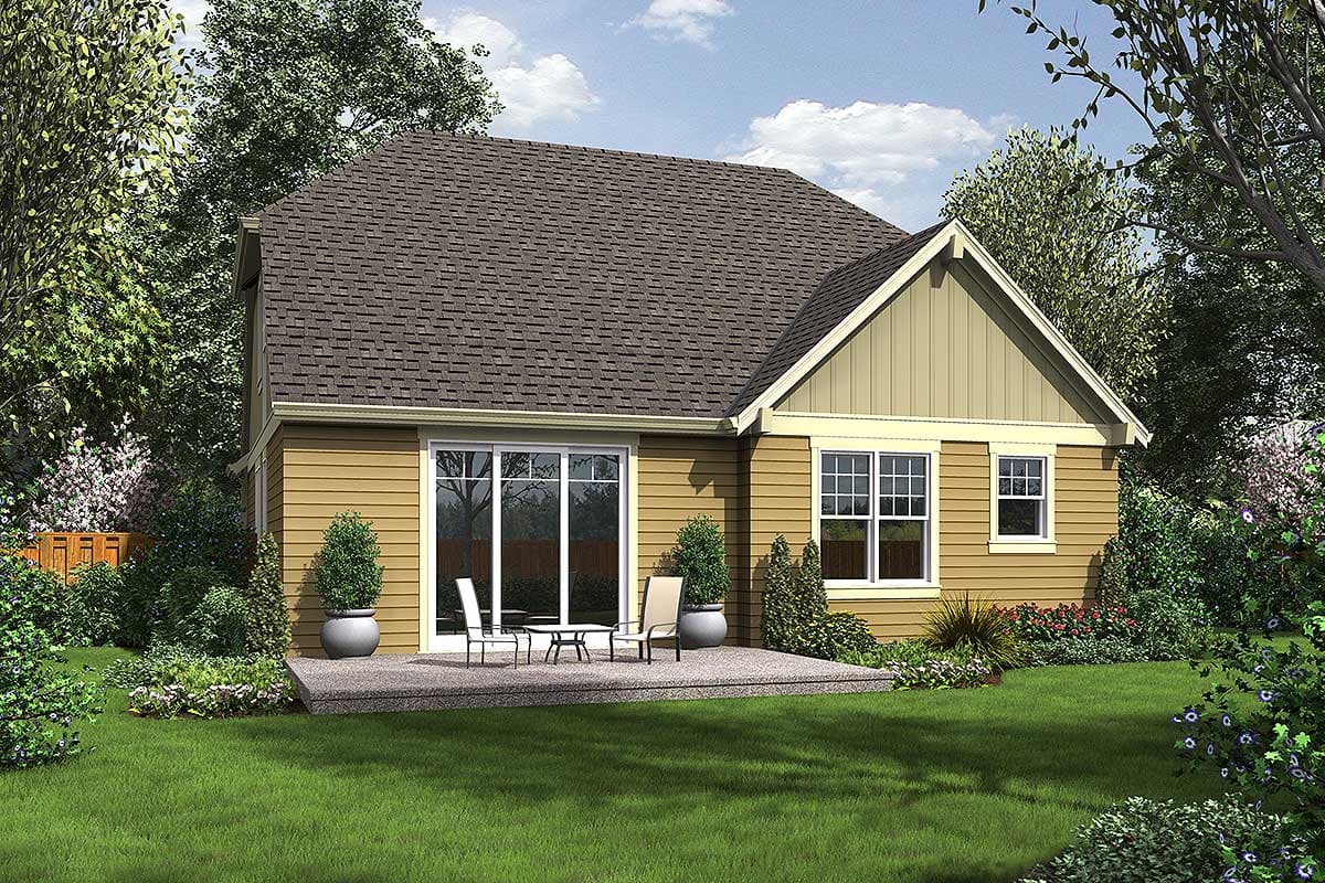 Plan 69528AM: Craftsman Cottage With Exterior Options - 1966 Sq Ft - Image #12 - Cottage, Craftsman, Northwest