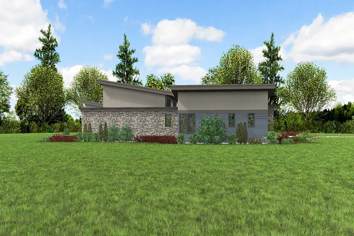 Plan 69530AM: Open, Airy and Attractive Mid-Century Modern House Plan - Image #15 - Contemporary, Mid Century Modern, Modern, Northwest, Prairie