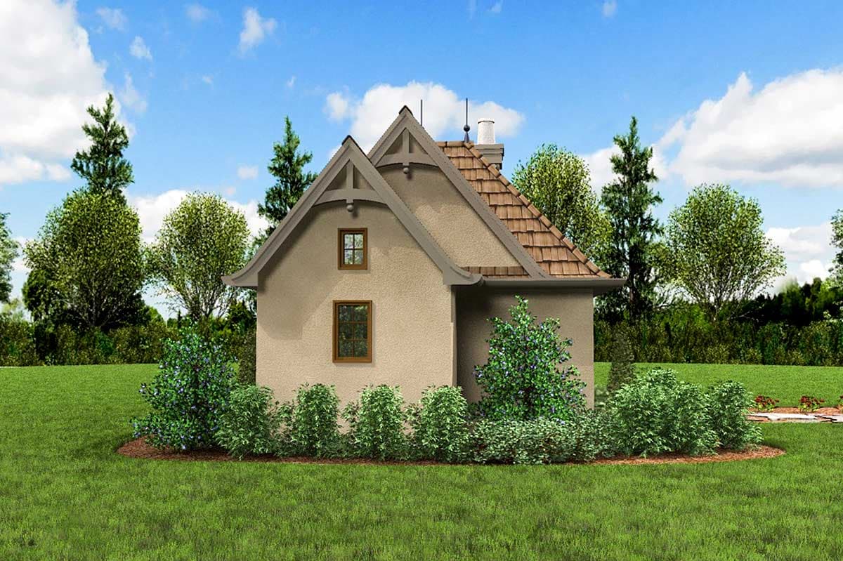 Plan 69531AM: Whimsical Cottage House Plan - 300 Sq Ft - Image #5 - Cottage, Country, European, Vacation