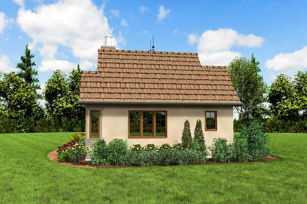 Plan 69531AM: Whimsical Cottage House Plan - 300 Sq Ft - Image #8 - Cottage, Country, European, Vacation