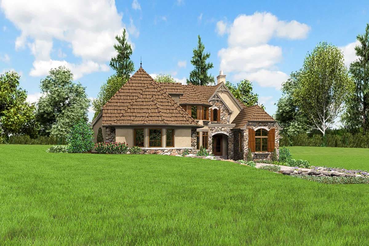 Plan 69532AM: Storybook 3 Bedroom Home Plan - Image #38 - European, Traditional