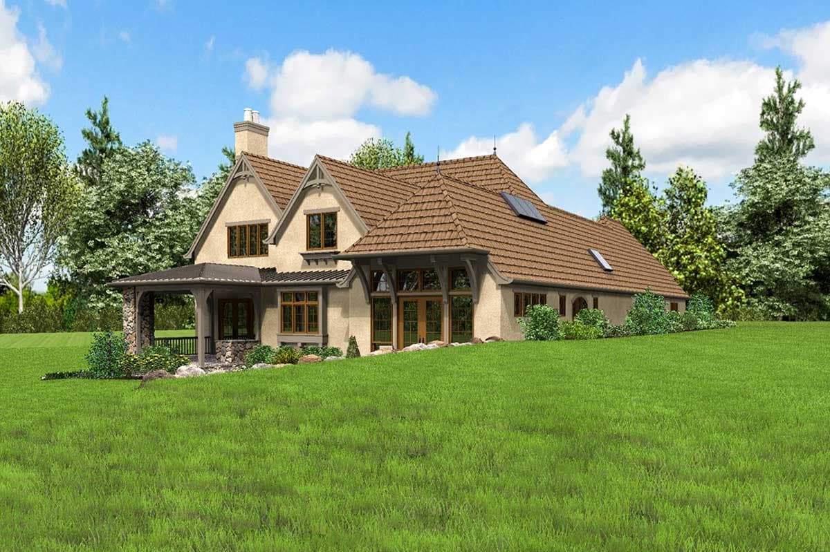 Plan 69532AM: Storybook 3 Bedroom Home Plan - Image #42 - European, Traditional