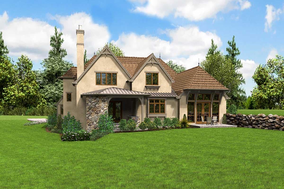 Plan 69532AM: Storybook 3 Bedroom Home Plan - Image #43 - European, Traditional