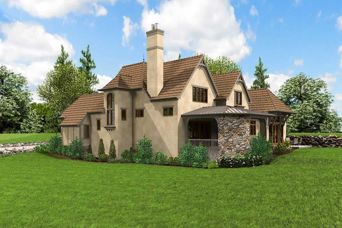 Plan 69532AM: Storybook 3 Bedroom Home Plan - Image #44 - European, Traditional