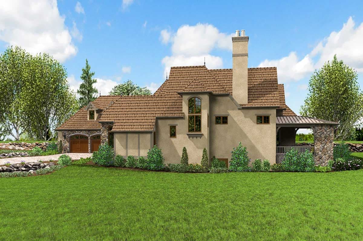 Plan 69532AM: Storybook 3 Bedroom Home Plan - Image #45 - European, Traditional