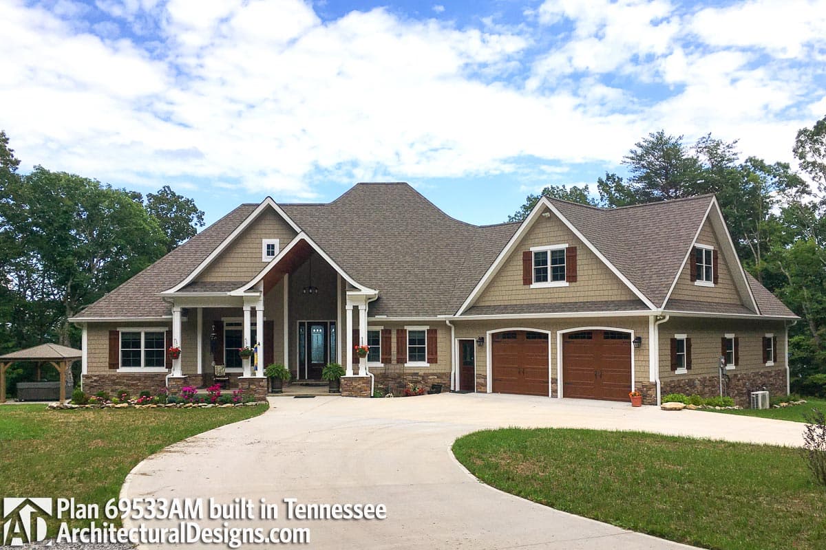 build gallery item - House Plan 69533AM Comes to Life in Tennessee
