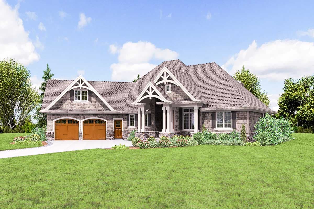 Plan 69533AM: 3 Bedroom Craftsman Home Plan - Image #17 - Craftsman, Northwest, Shingle