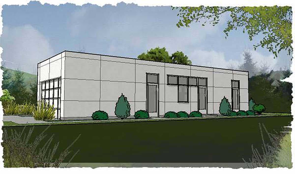 Plan 69535AM: 3 Bedroom Contemporary House Plan - 1624 Sq Ft - Image #6 - Contemporary, Modern