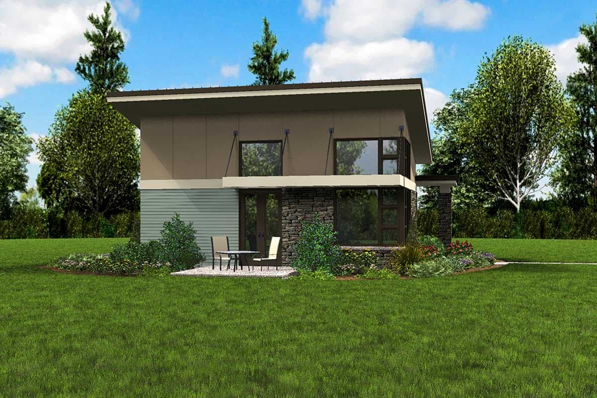 Plan 69537AM: Impressive Contemporary Getaway - Image #6 - Mid Century Modern, Modern, Prairie