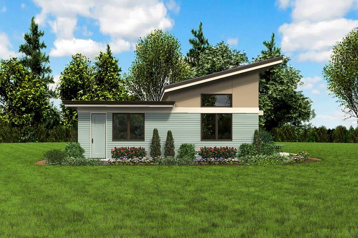 Plan 69537AM: Impressive Contemporary Getaway - Image #9 - Mid Century Modern, Modern, Prairie