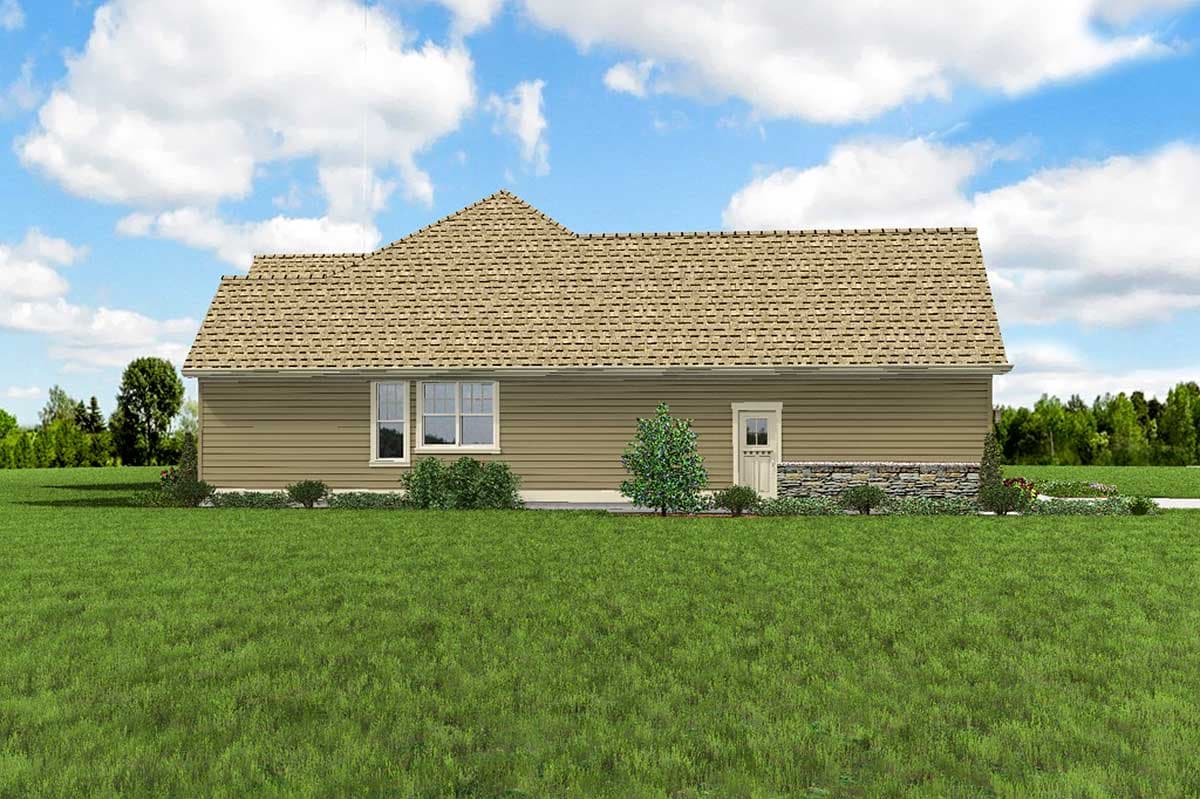 Plan 69538AM: 3-Bed Craftsman House Plan with Flex Room and Optional Bonus - 2200 Sq Ft - Image #6 - Country, Craftsman, Northwest