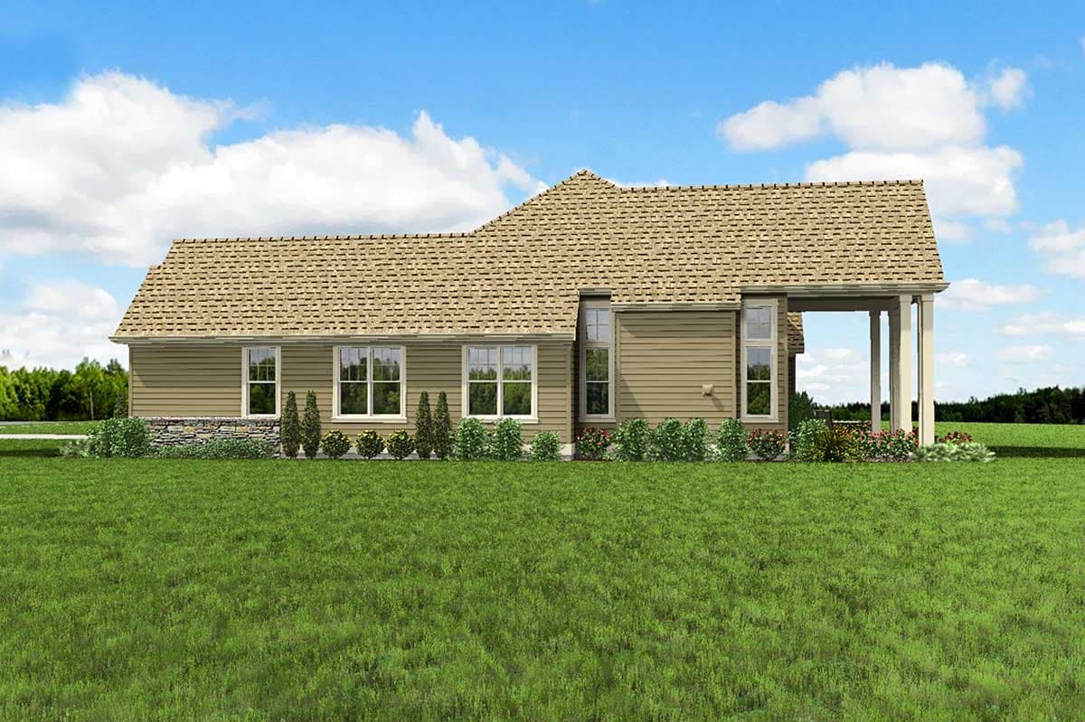 Plan 69538AM: 3-Bed Craftsman House Plan with Flex Room and Optional Bonus - 2200 Sq Ft - Image #11 - Country, Craftsman, Northwest
