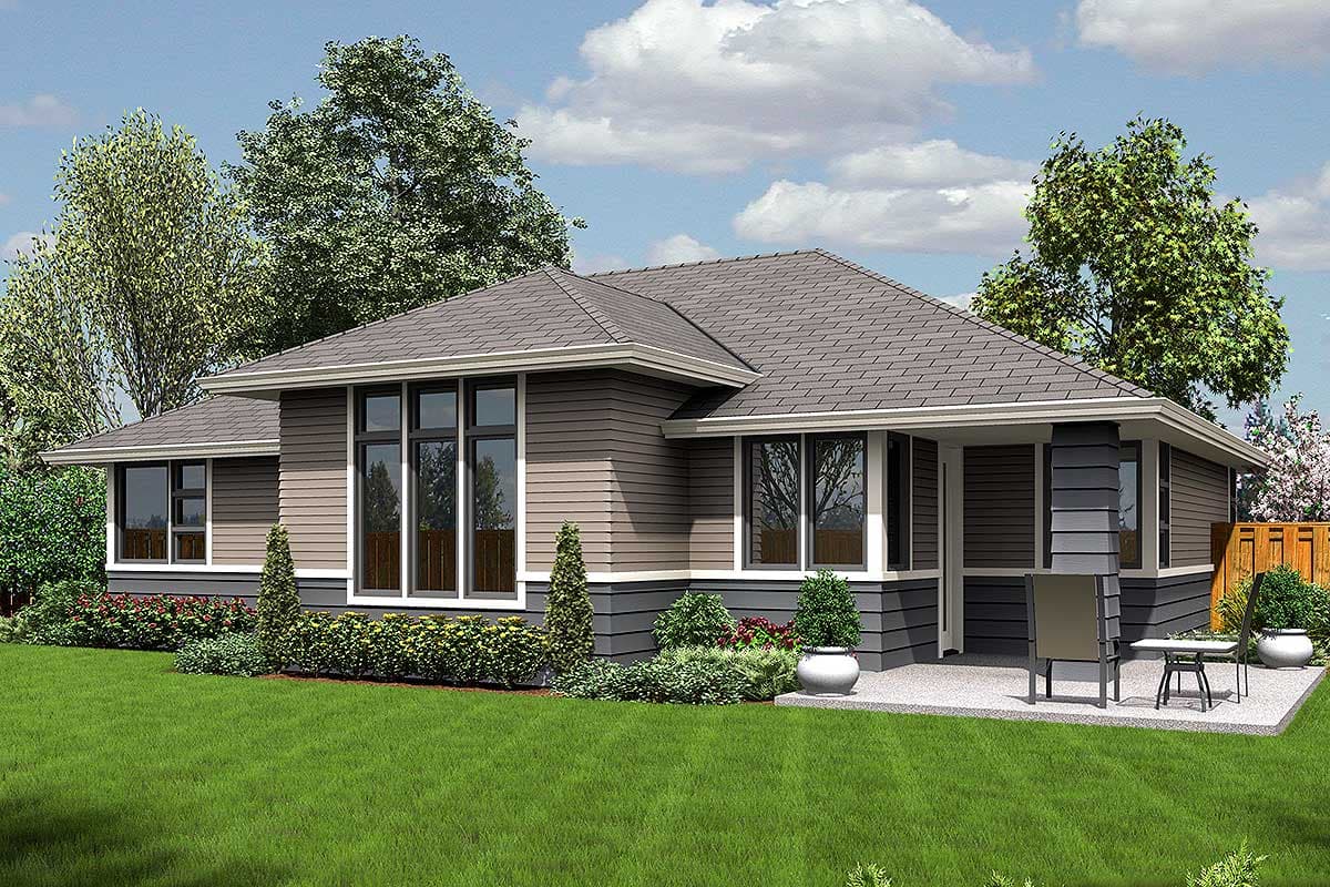 Plan 69540AM: Classic With a Contemporary Twist - Image #6 - Contemporary, Northwest, Ranch