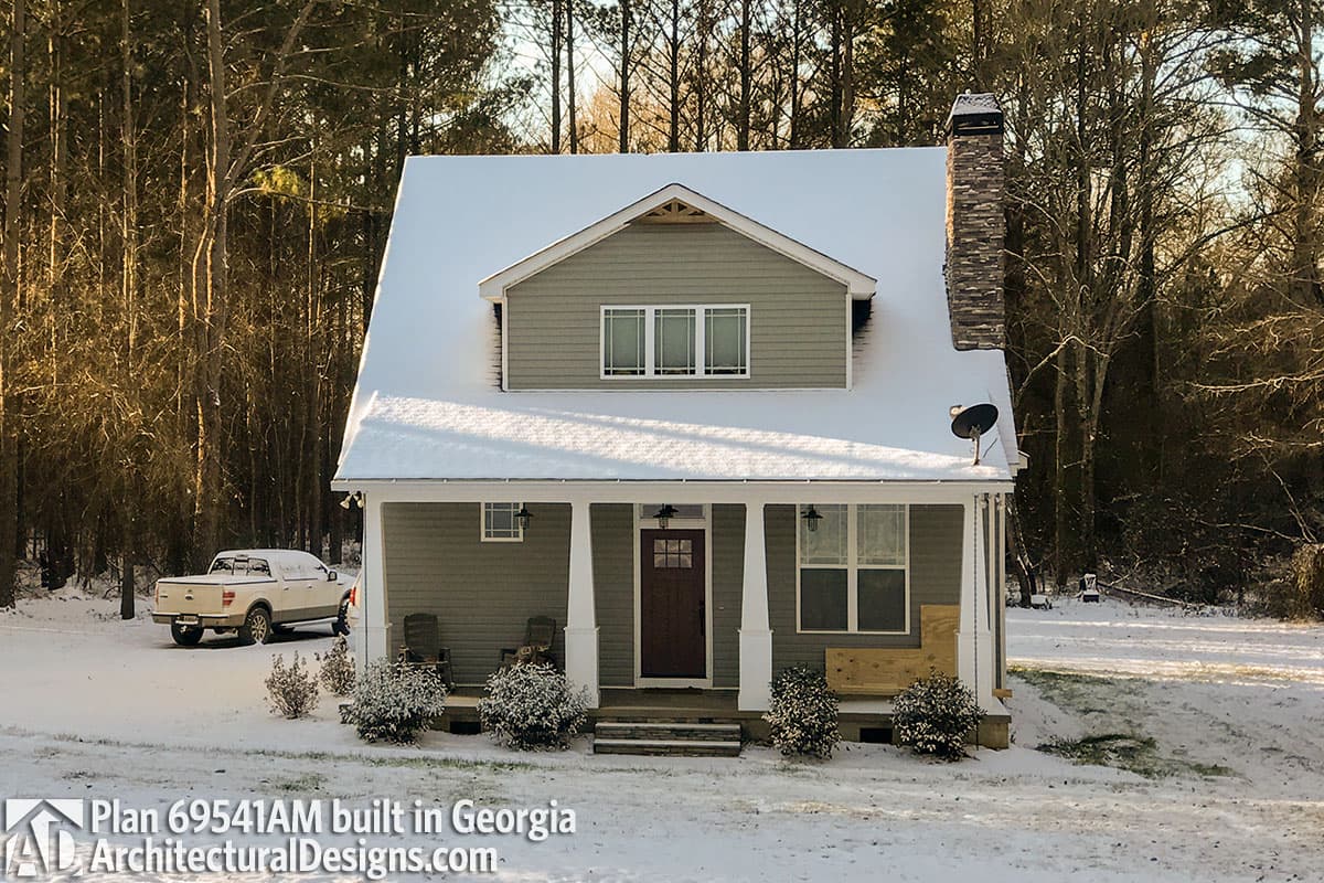 build gallery item - House Plan 69541AM comes to life in Georgia