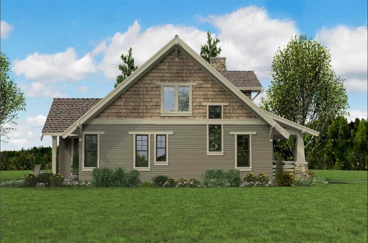 Plan 69541AM: Bungalow With Open Floor Plan & Loft - Image #7 - Bungalow, Cottage, Craftsman, Northwest, Rustic