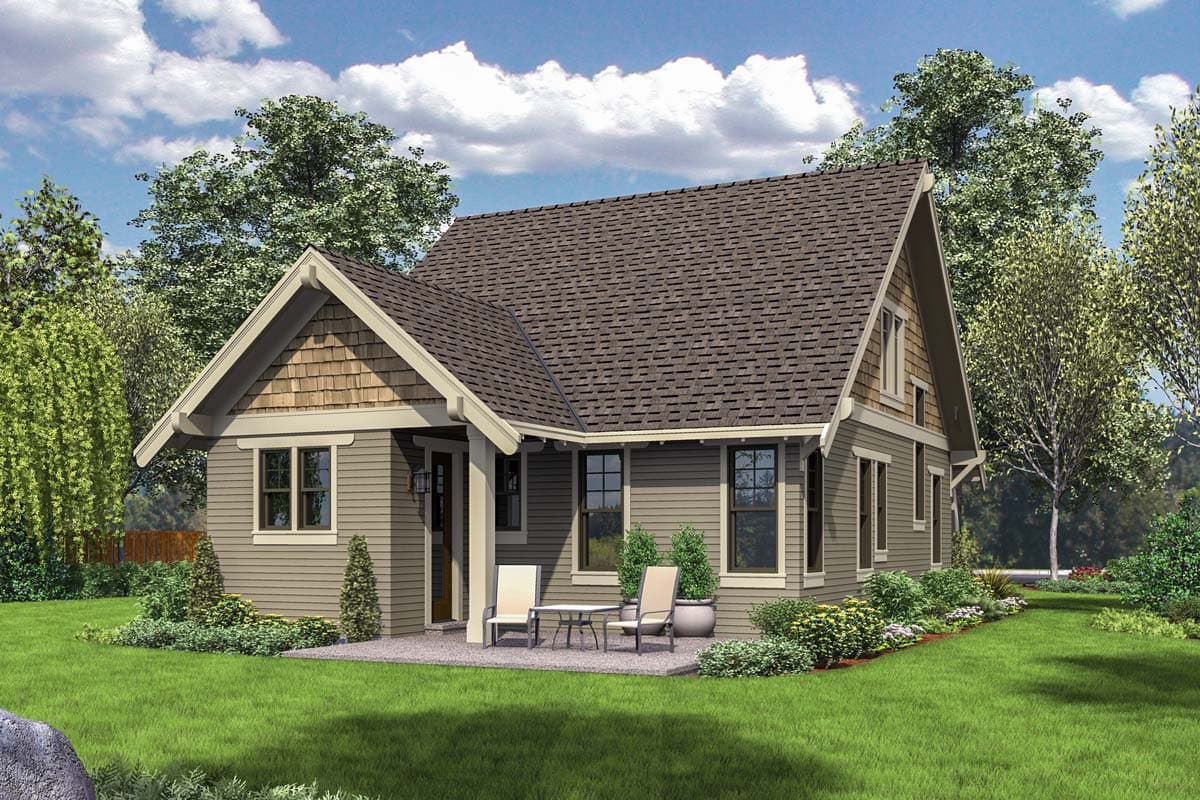 Plan 69541AM: Bungalow With Open Floor Plan & Loft - Image #9 - Bungalow, Cottage, Craftsman, Northwest, Rustic