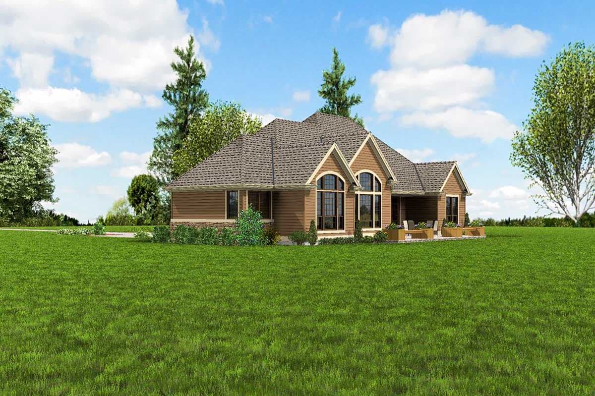 Plan 69543AM: Vaulted Master Classic - Image #9 - European, Traditional