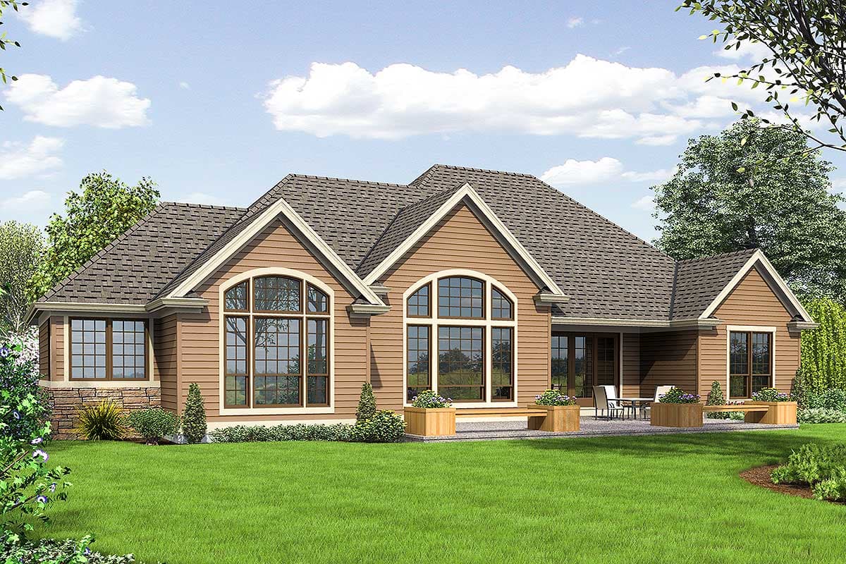 Plan 69543AM: Vaulted Master Classic - Image #7 - European, Traditional
