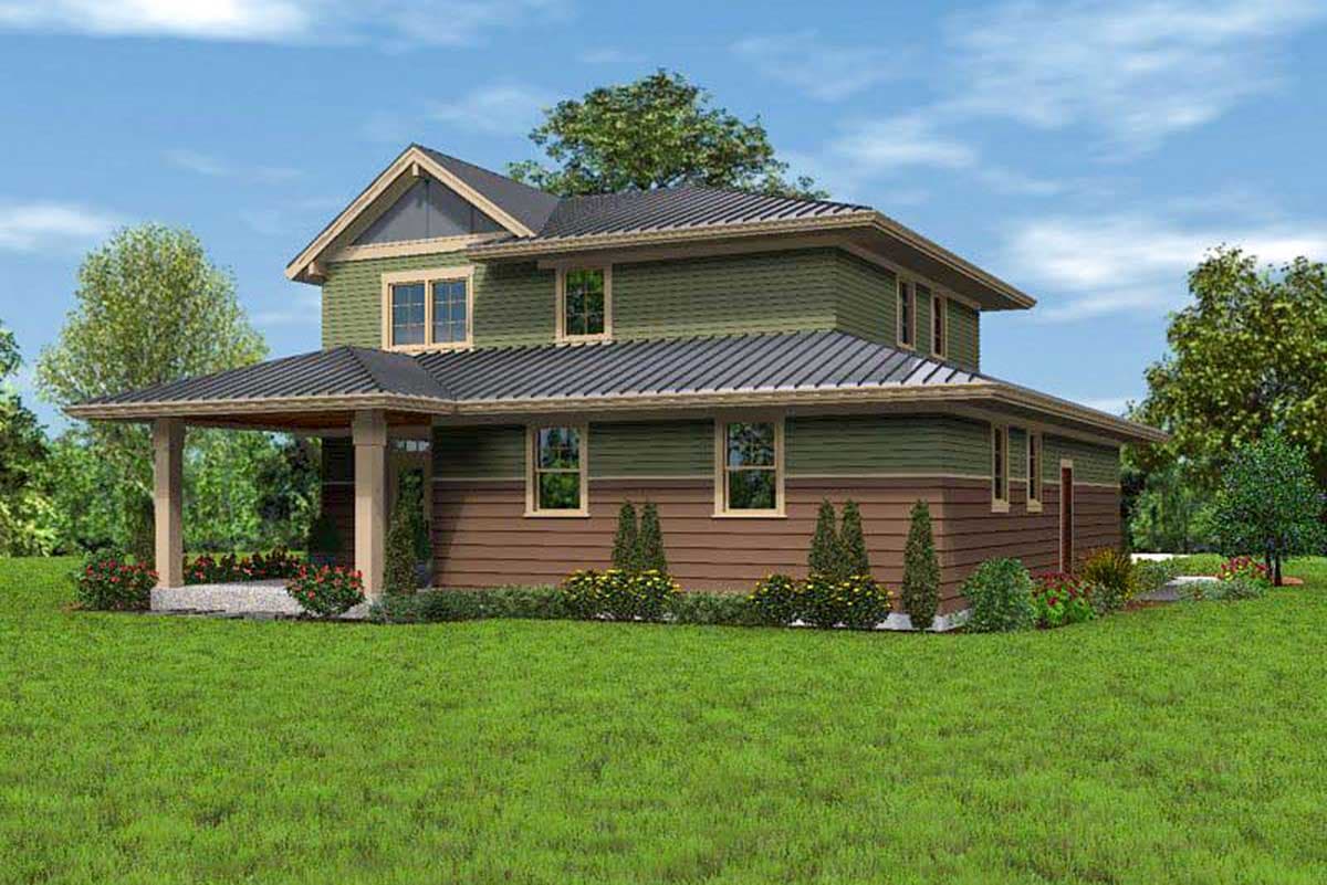 Plan 69544AM: Craftsman With Flex Room On Main - Image #7 - Craftsman, Northwest