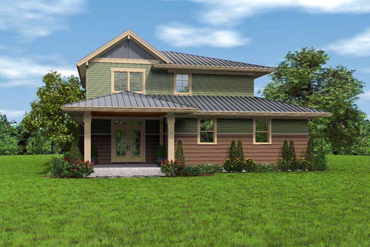 Plan 69544AM: Craftsman With Flex Room On Main - Image #8 - Craftsman, Northwest