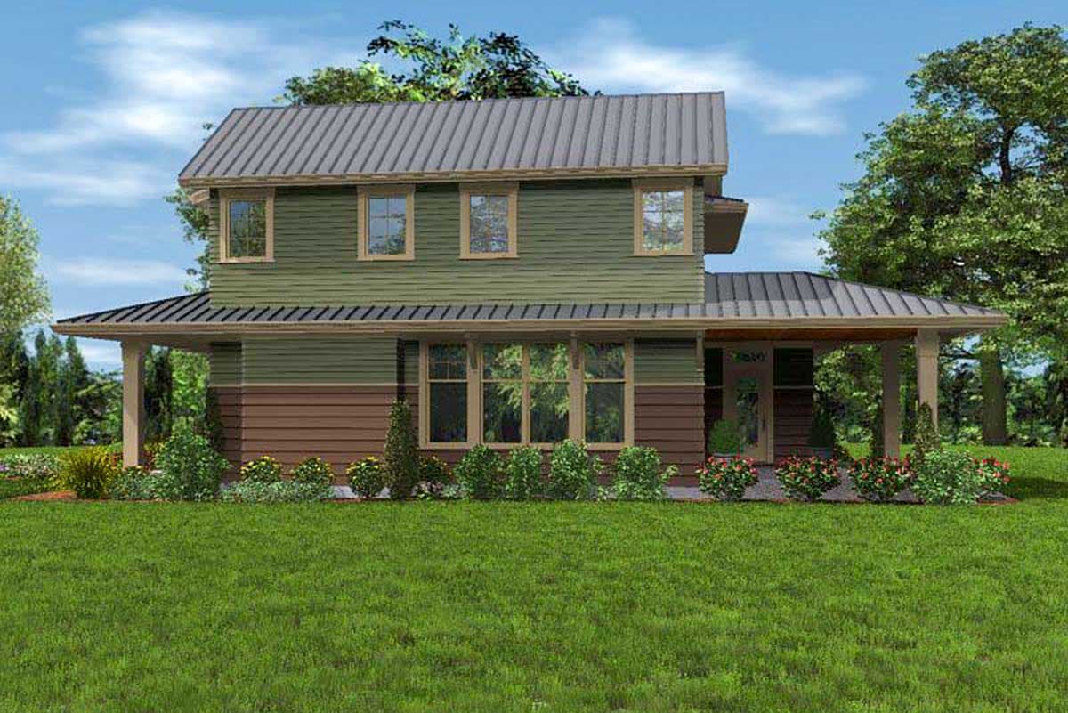 Plan 69544AM: Craftsman With Flex Room On Main - Image #10 - Craftsman, Northwest