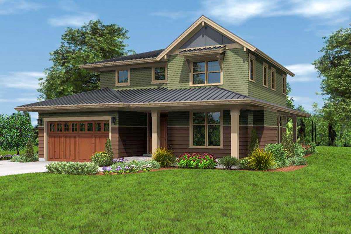 Plan 69544AM: Craftsman With Flex Room On Main - Image #12 - Craftsman, Northwest