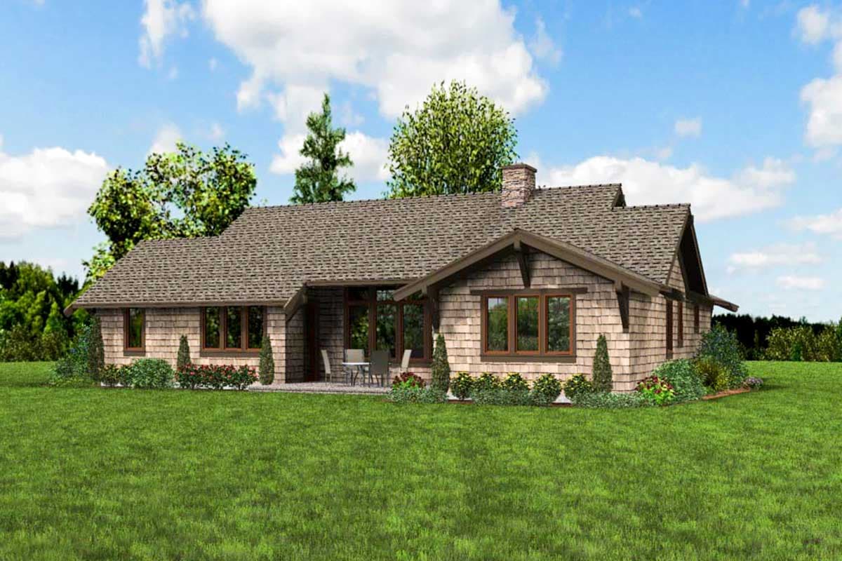 Plan 69545AM: Rustic Craftsman With Shed Dormer - Image #21 - Craftsman, Mountain, Northwest, Ranch