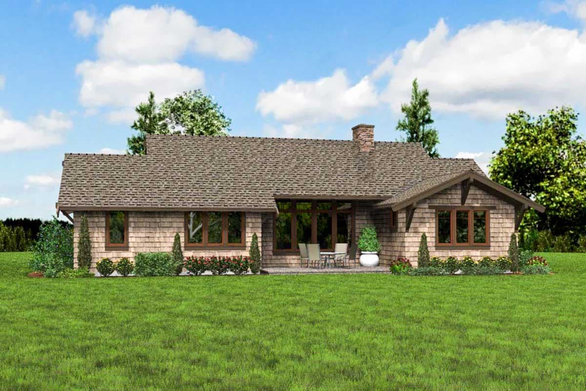 Plan 69545AM: Rustic Craftsman With Shed Dormer - Image #23 - Craftsman, Mountain, Northwest, Ranch