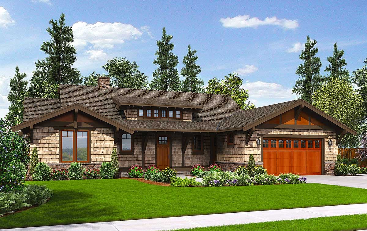 Plan 69545AM: Rustic Craftsman With Shed Dormer - Image #16 - Craftsman, Mountain, Northwest, Ranch