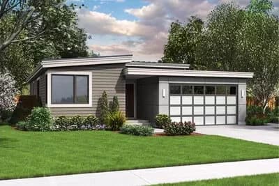 One Story Contemporary For A Small Lot