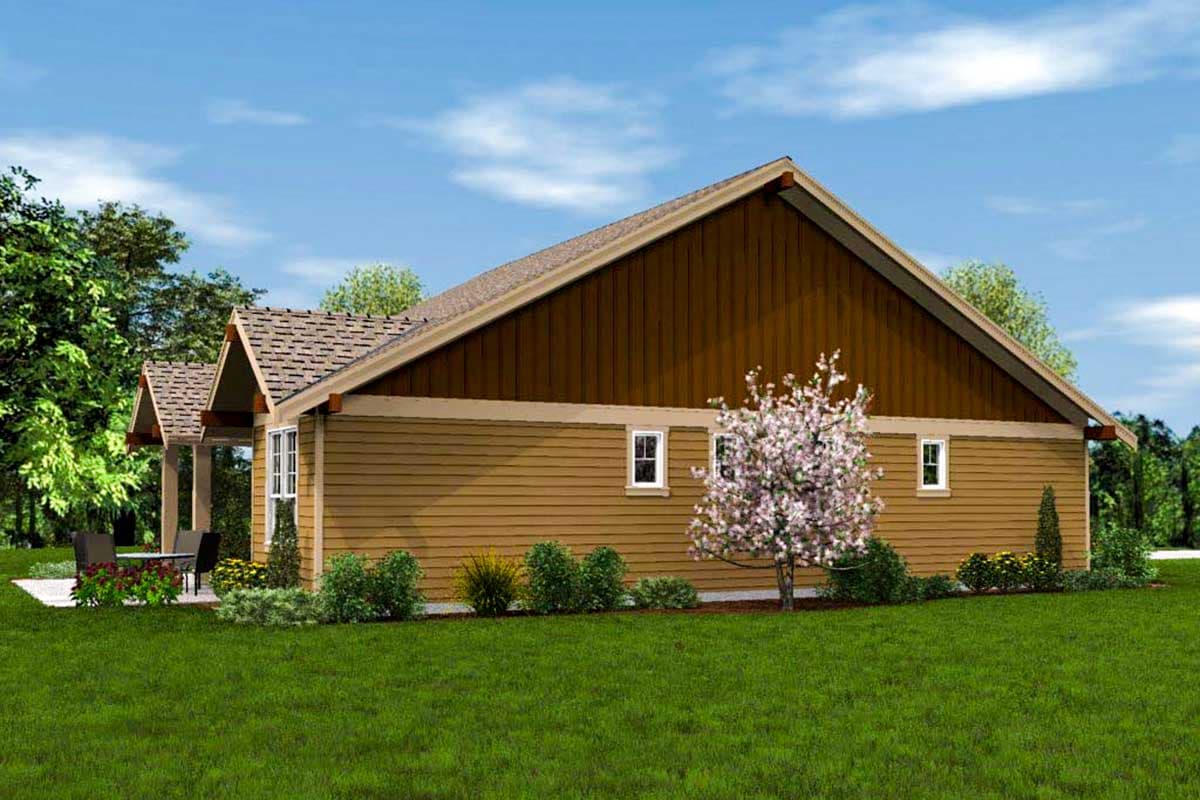 Plan 69554AM: 3 Bedroom Craftsman Ranch Home Plan - 1529 Sq Ft - Image #8 - Cottage, Craftsman, Northwest, Ranch