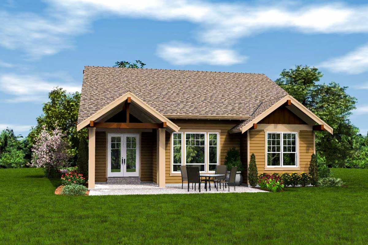 Plan 69554AM: 3 Bedroom Craftsman Ranch Home Plan - 1529 Sq Ft - Image #11 - Cottage, Craftsman, Northwest, Ranch