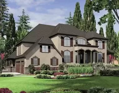 Dazzling European Home Plan