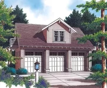 Detached Garage With Guest House Potential