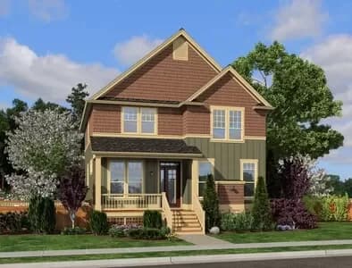 Northwest Home Plan with Front Porch