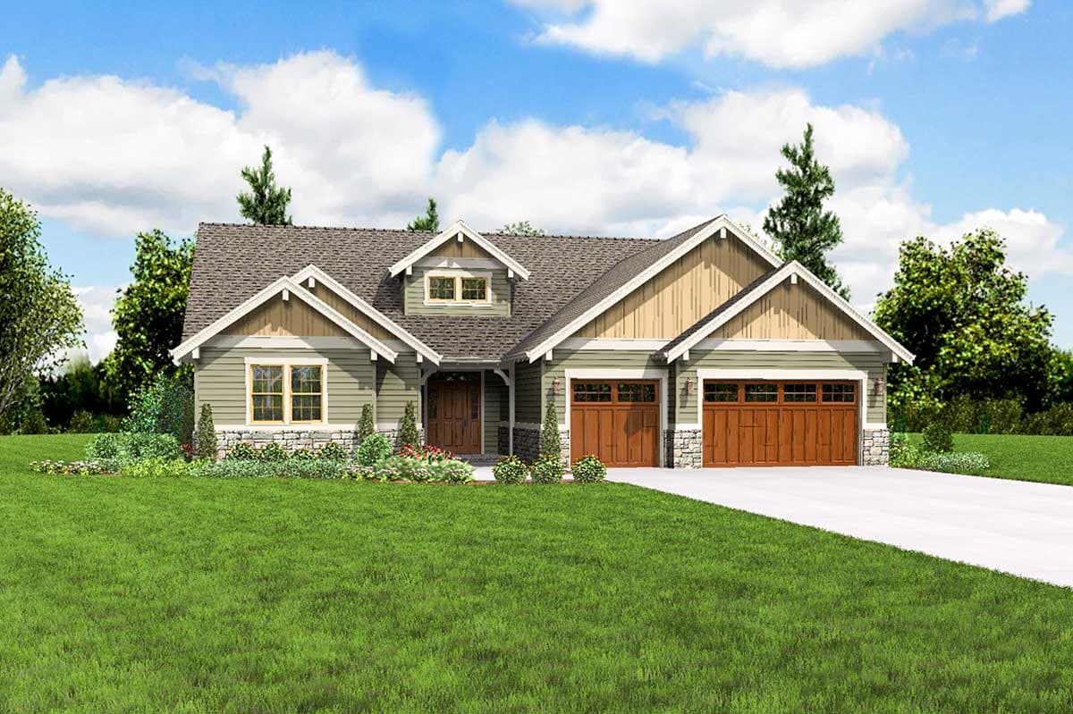 Plan 69579AM: Attractive 3 Bedroom Craftsman Ranch - Image #29 - Craftsman, Northwest, Ranch