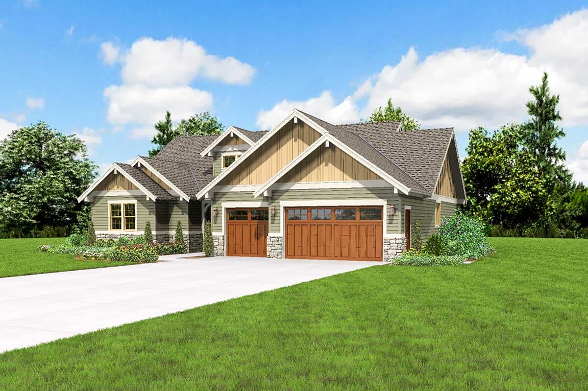 Plan 69579AM: Attractive 3 Bedroom Craftsman Ranch - Image #39 - Craftsman, Northwest, Ranch