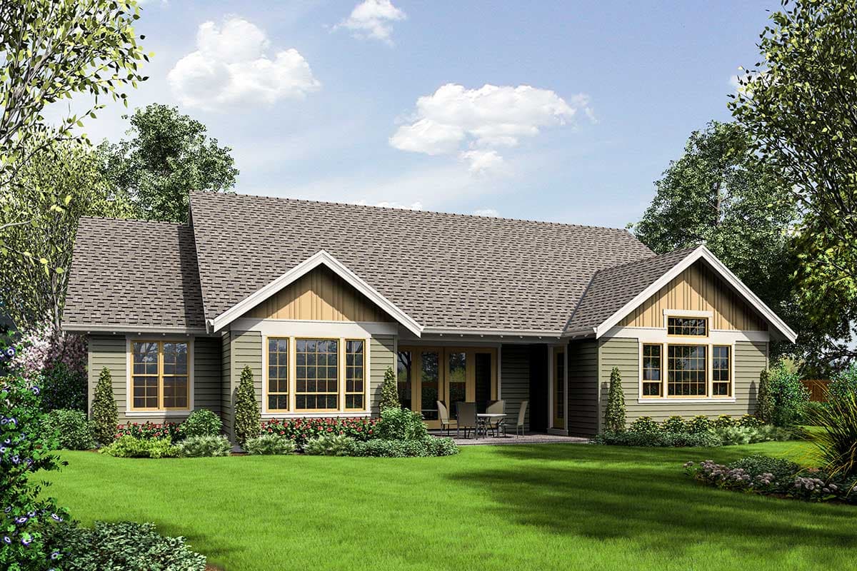 Plan 69579AM: Attractive 3 Bedroom Craftsman Ranch - Image #33 - Craftsman, Northwest, Ranch
