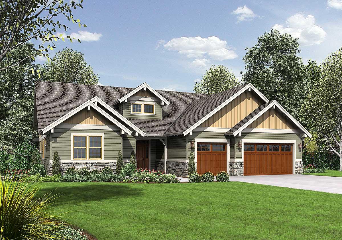 Plan 69579AM: Attractive 3 Bedroom Craftsman Ranch - Image #28 - Craftsman, Northwest, Ranch