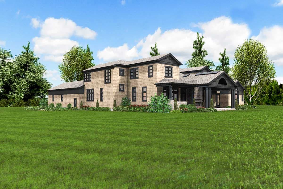 Plan 69580AM: Northwest Home with Hobby Room and Wine Cellar - Image #65 - Craftsman, Northwest, Shingle