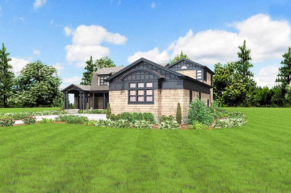 Plan 69580AM: Northwest Home with Hobby Room and Wine Cellar - Image #68 - Craftsman, Northwest, Shingle