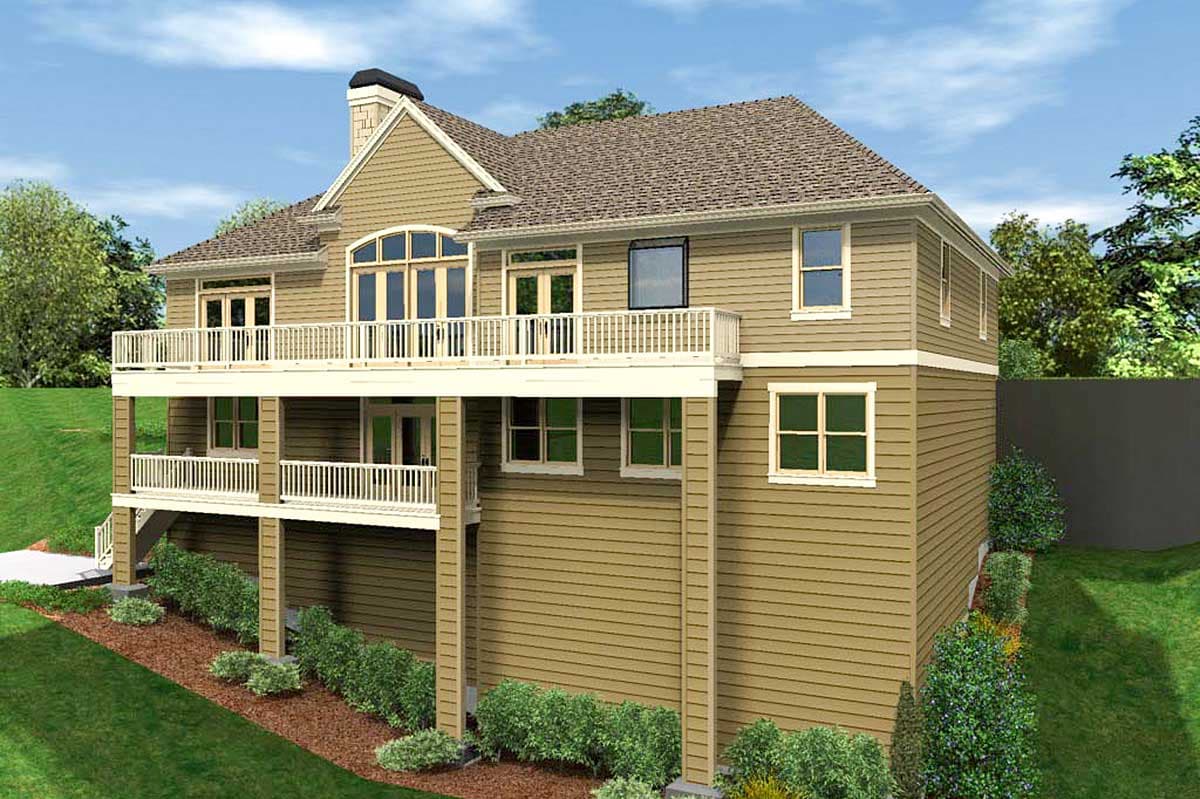 Plan 69581AM: Rec Room with Wine Cellar - Image #8 - Northwest, Traditional