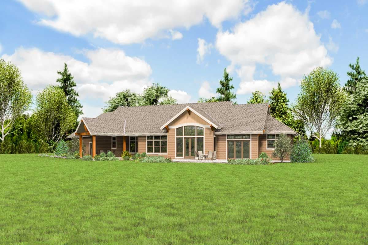 Plan 69582AM: Beautiful One-Story Craftsman House Plan - 2910 Sq Ft - Image #33 - Craftsman, Mountain, Northwest, Ranch