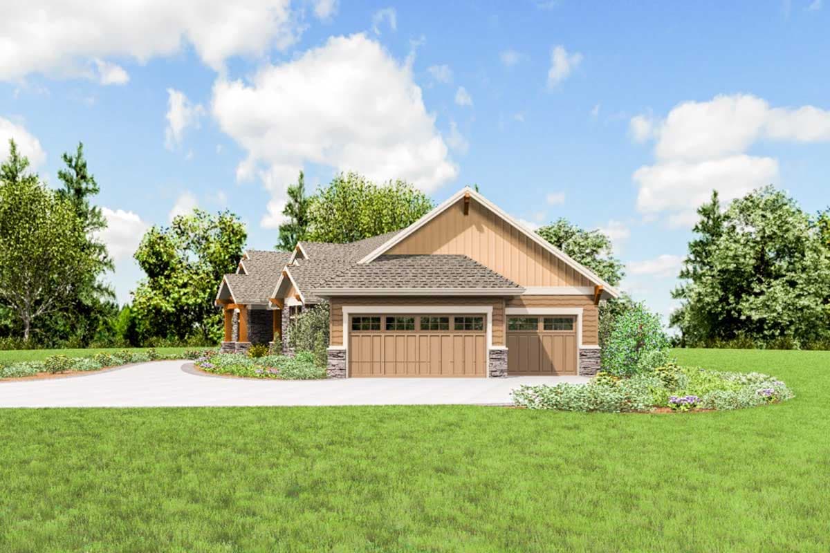 Plan 69582AM: Beautiful One-Story Craftsman House Plan - 2910 Sq Ft - Image #38 - Craftsman, Mountain, Northwest, Ranch